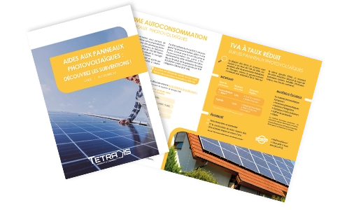 Visuel du guide des aides pour les panneaux photovoltaïques existantes